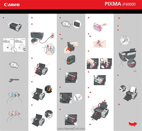 Canon PIXMA iP6000D | iP6000D Easy Setup Instructions