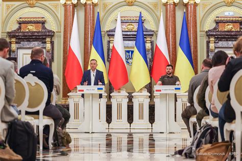 Konferencja Prasowa Prezydenta Andrzeja Dudy W Kijowie Aktualno Ci