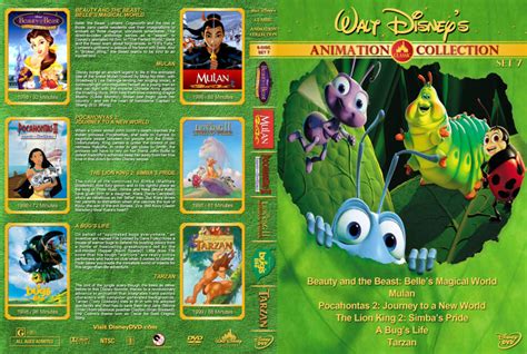 Walt Disney's Classic Animation - Set 7 dvd cover (1998-1999) R1 Custom