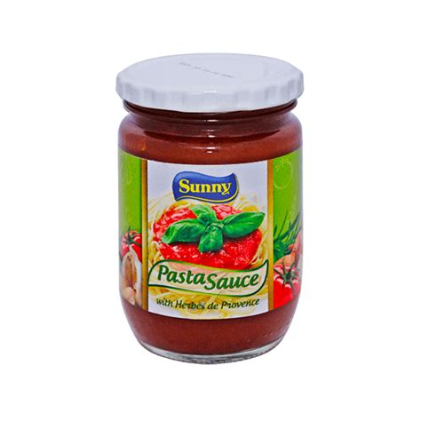 Sunny Premium Pasta Sauce Jar With Herbes De Provence 230g Sunny Food