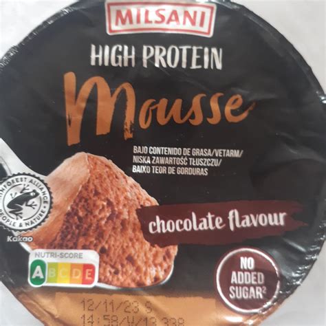 High Protein Mousse Chocolate Milsani Kalorie Kj I Warto Ci Od Ywcze