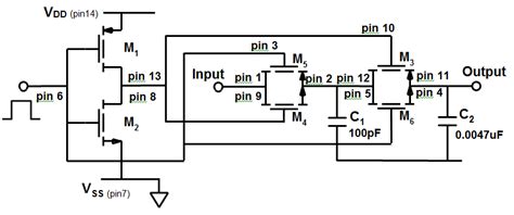 Switched Capacitor Filter Schematic - Circuit Diagram