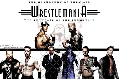 WWE Wrestlemania Wallpapers - Wallpaper Cave