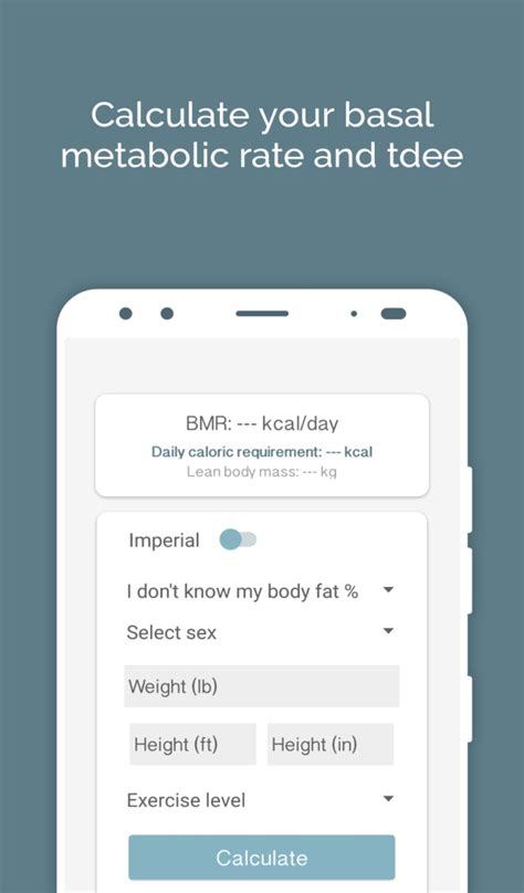 TDEE BMR Calculator Amazon Appstore For Android