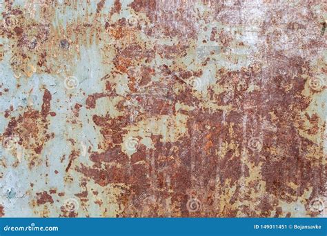 Weathered Old Rusty Metal Texture Stock Image Image Of Nature