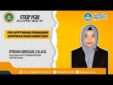 Pdd Uktpt Bidang Pengajaran Fitriana Minggani S Si M Si Stkip