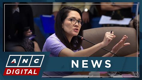 Ph Senator Hontiveros Files Resolution Urging Malaca Ang To Cooperate