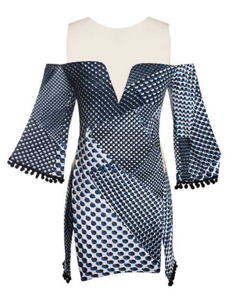 Despi Strandkleid Mit Blauem Transparenten Muster New Hype Bikini