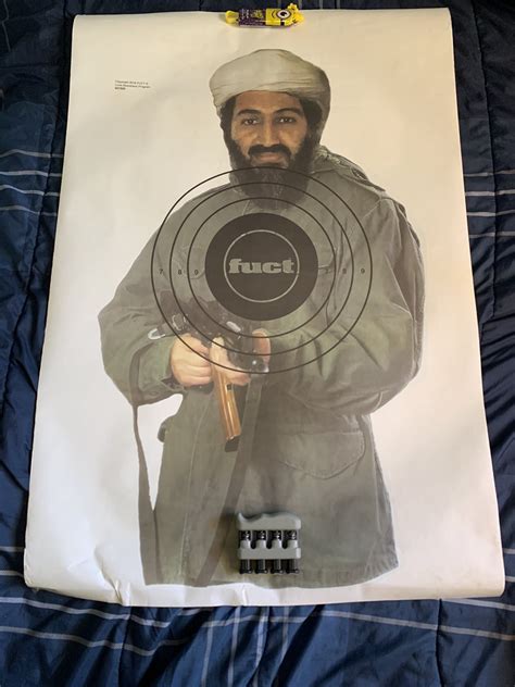 Fuct Fuct Osama Bin Laden Target Poster Grailed