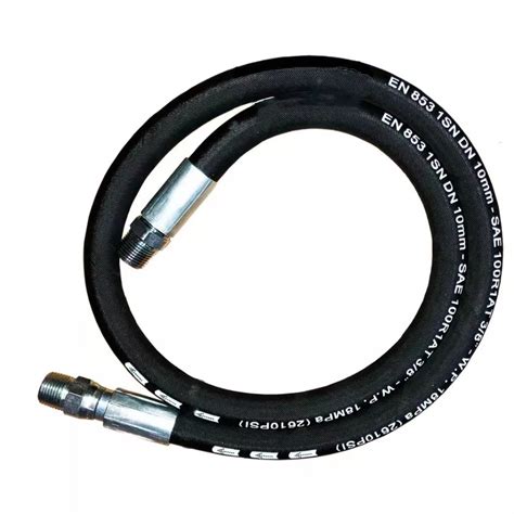 High Pressure Wear Resistant Steel Wire Braided Hydraulic Hose China