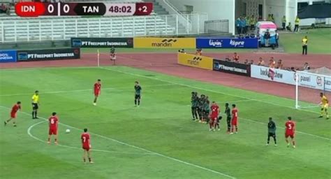 Laga Uji Coba Tanzania Tahan Imbang Timnas Indonesia