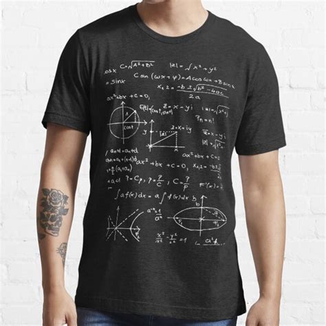 Math Equation Mathematical Formulas T Shirt For Sale By Sciencefacts