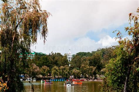 Boating in Burnham Park Reservation, Baguio, Phillippines Editorial Stock Photo - Image of boat ...