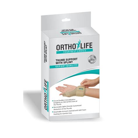 Ortholife Thumb Support With Splint