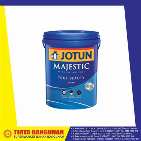 Jual JOTUN MAJESTIC TRUE BEAUTY SHEEN WHITE 2 5 LITER CAT TEMBOK