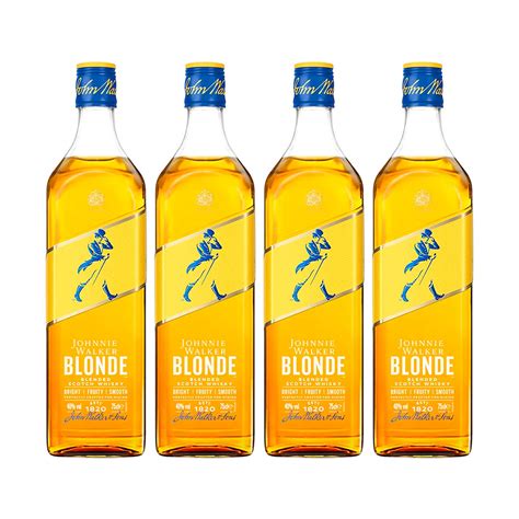 KIT 04 WHISKY JOHNNIE WALKER BLONDE 700ML