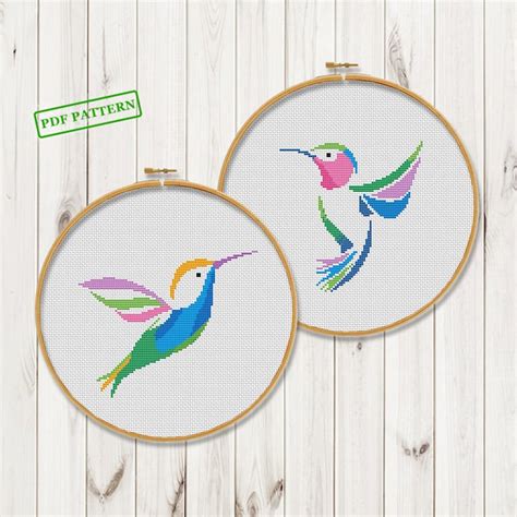 Cross Stitch Pattern Hummingbird - Cross Stitch Patterns