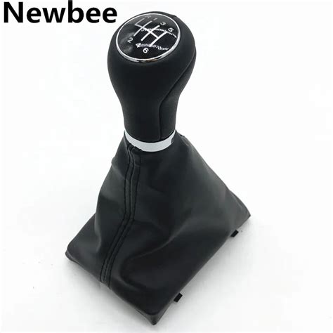 Newbee 5 6 Speed For Audi A4 B6 Manual Gear Shift Knob Gaiter Boot