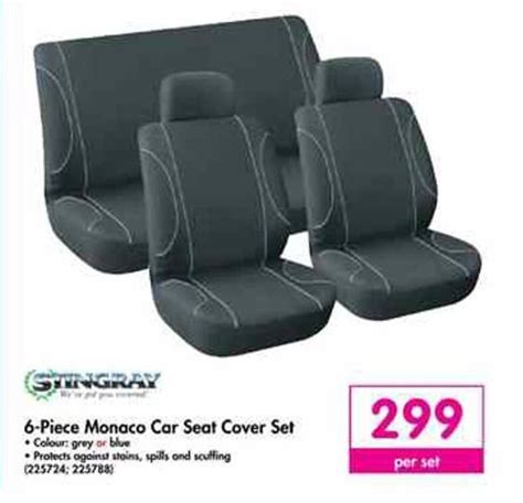 Stingray Piece Monaco Car Seat Cover Set Offer At Makro