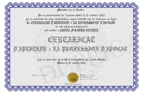 Certificat D Aptitude A La Profession D Avocat