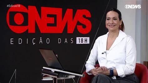 FHD Escalada do jornal da globo news edição das 18h Maria Beltrão