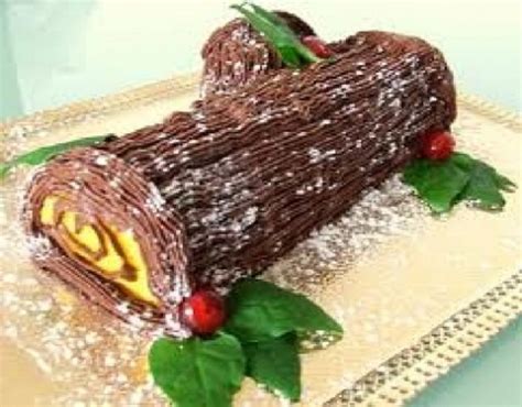 Receita De Tronco De Natal Baunilha Cozinha Tradicional