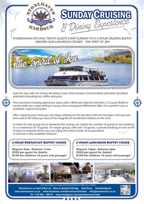 River Cruises Stonehaven On Vaal