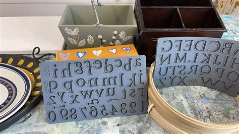 NEW IOD Alphabet Moulds Harper Victoria Fonts YouTube