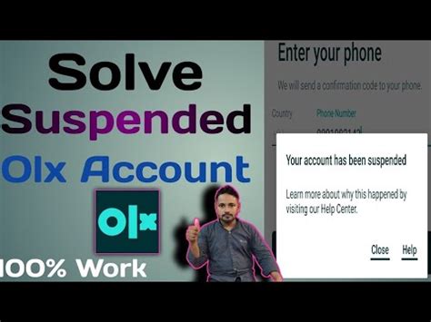 Olx Account Suspended Problem Olx Account Banned Problem Olx Id