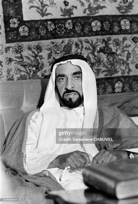 Sheikh Zayed Bin Sultan Al Nahyan Emir Of Abu Dhabi In His Palace In News Photo Getty Images