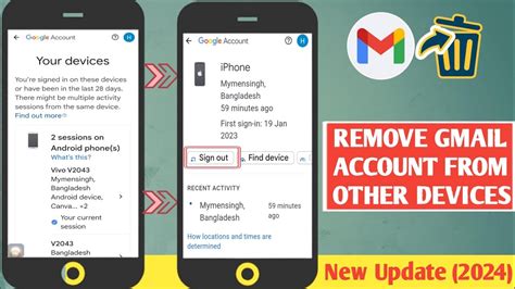 How To Remove Gmail Account From Other Devices New Update Youtube