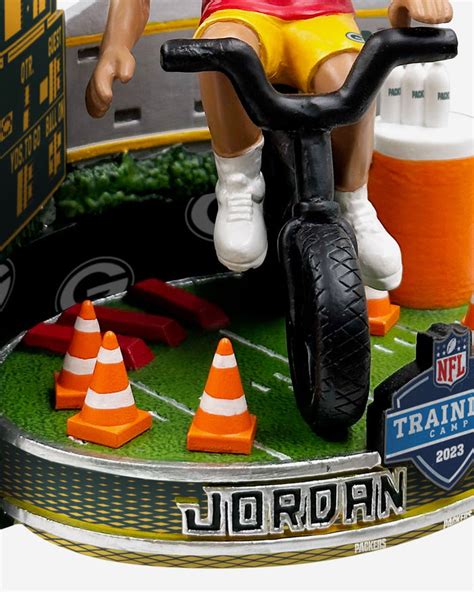 Jordan Love Green Bay Packers 2023 Training Camp Mini Bobblehead Scene FOCO