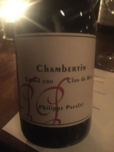 Philippe Pacalet Chambertin Clos De Beze Grand Cru Vivino Us