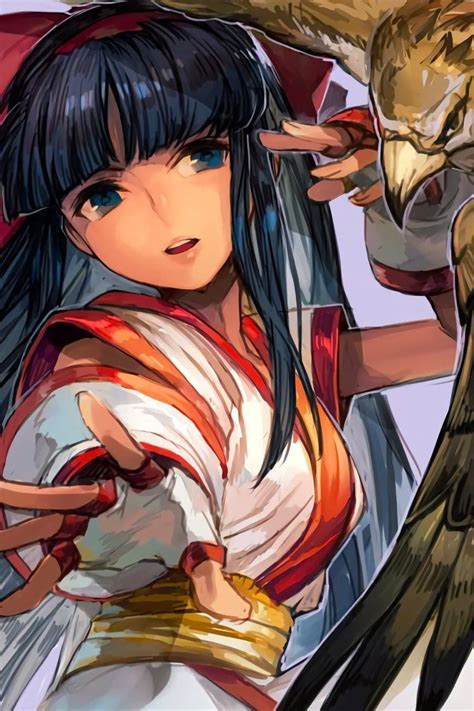 Samurai Shodown Nakoruru By Hankuri King Of Fighters Samurai