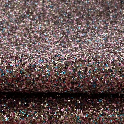 Lonita Glitter Flocado Grande Rosa Azul E Cobre 24x39cm ApliqueMe