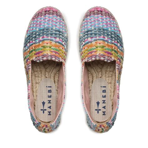 Espadrilles Manebi Double Sole Espadrilles G D Fucsia Blue Mix