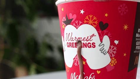 If U Draw Hands On The Small Mcdonald S Hot Cup It Looks Like A Butt If You Poke A Hole In It