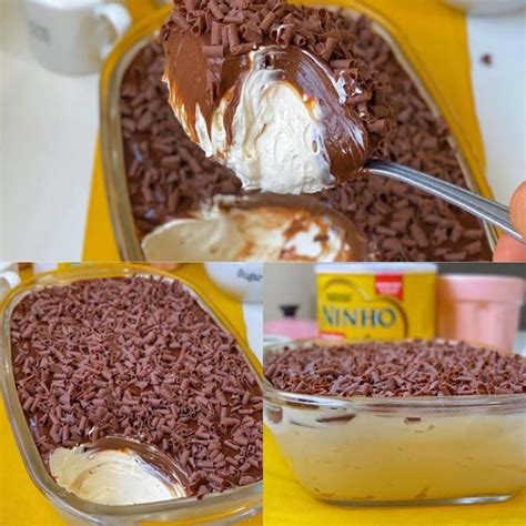 MOUSSE DE LEITE NINHO NA TRAVESSA Receitas Maravilhosas