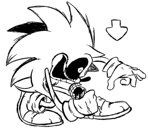 Sonic Exe Boyama Sayfaları Boyama Online