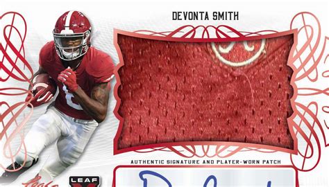 Leaf Trinity Football Checklist Hobby Box Info Release Date