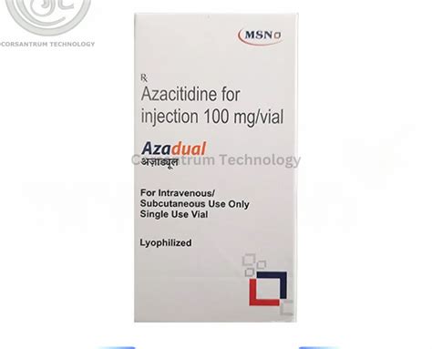 Azadual 100mg Azacitidine Injection 100mg Vial At Rs 1360 Vial