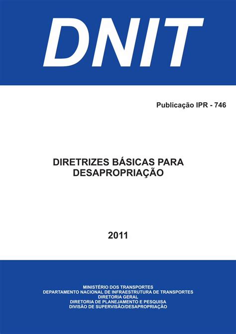 PDF DIRETRIZES BÁSICAS PARA DESAPROPRIAÇÃO dnit gov br CCIR