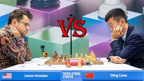 Ding Liren China V S Levon Aronian Usa Tata Steel Chess Masters