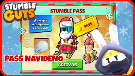 ESTA INCREÍBLE EL PASS NAVIDEÑO DE STUMBLE GUYS Especial Navideño