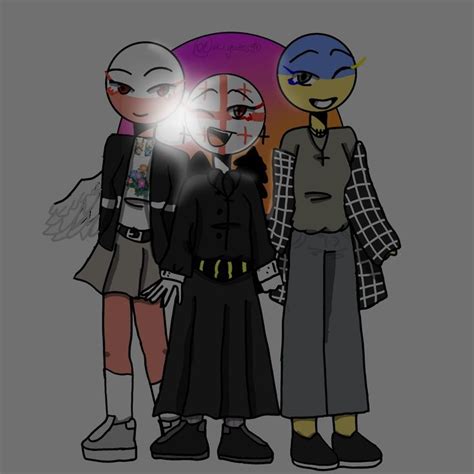 Countryhumans Georgiaukraine And Poland