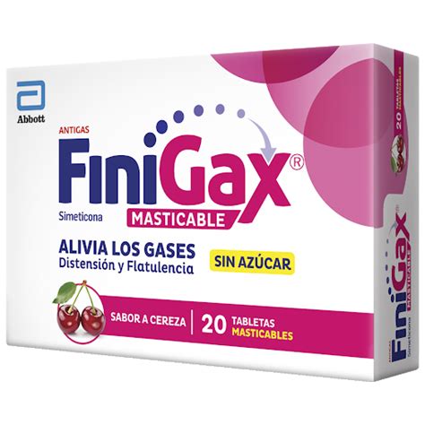 Finigax Masticable Simeticona 126 Mg Abott Caja X 20 Tabletas