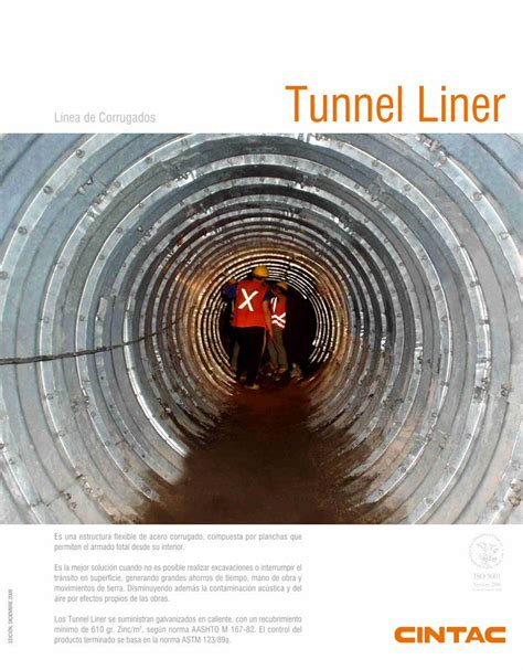 Pdf Cintac Infraestructura Vial Ficha Tunnel Liner Dokumen Tips