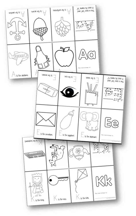 Free Alphabet Book Printable Perfect For Young Learners And Early