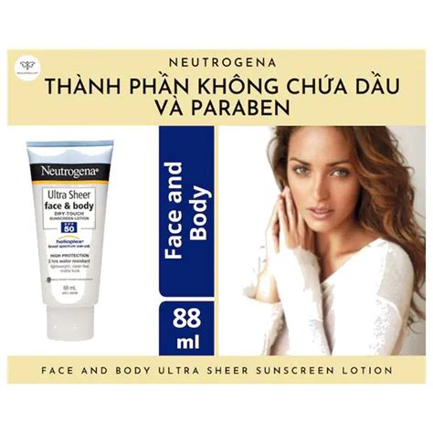 Kem Chống Nắng Neutrogena Face And Body Ultra Sheer Spf50 88ml