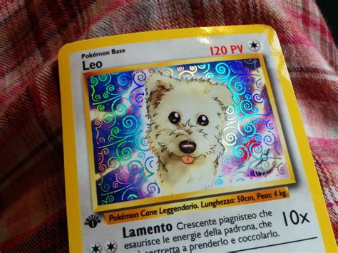 Holographic Pokémon Card | Etsy